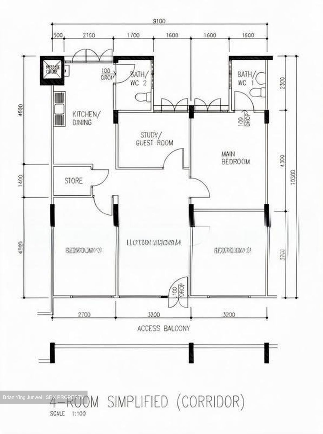 Blk 149 Eunos Spring (Bedok), HDB 4 Rooms #631433421